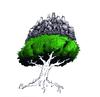 Cartoon: Civilization Tree (small) by robobenito tagged tree,civilization,nature,science,urban,city,drawing,pen,pencil,green,ecology,technology,growth,planet,dependence,danger,interdependent,reliant,trust,coexistence,necessity,development,critical