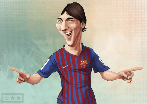 Cartoon: MC (medium) by billfy tagged mc,messi,fc,barcelona,lionel,argentina