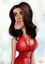 Cartoon: Salma Hayek (small) by billfy tagged salma,hayek,actress