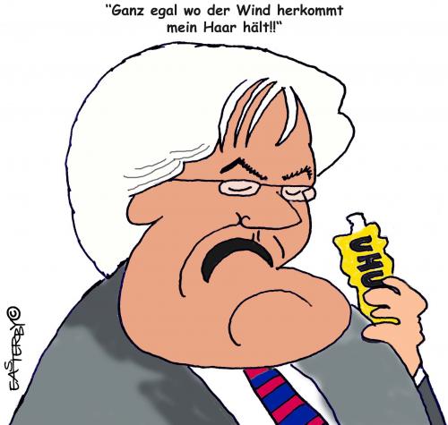 Cartoon: German Election 2009 (medium) by EASTERBY tagged steinmeier,politicks