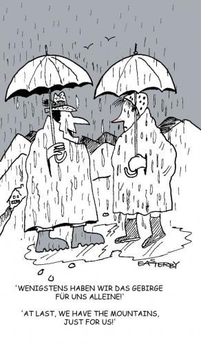 Cartoon: Rainy days (medium) by EASTERBY tagged h0lidays,rain