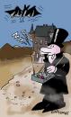 Cartoon: DRACULA ON REMOTE (small) by EASTERBY tagged dracula,