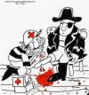 Cartoon: First aid pirate style (small) by EASTERBY tagged health,and,safety,