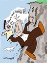 Cartoon: Glove Puppet Suicide (small) by EASTERBY tagged suicides