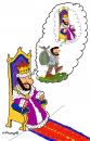 Cartoon: Kings dream (small) by EASTERBY tagged kings dreams