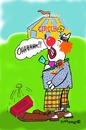 Cartoon: OOOohhhhh!!! (small) by EASTERBY tagged circus clowns