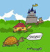 Cartoon: Snobs (small) by EASTERBY tagged tortoises,houses