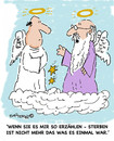 Cartoon: Sterben (small) by EASTERBY tagged angels death