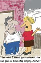 Cartoon: Sunny Day (small) by EASTERBY tagged husband,wife