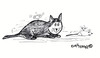 Cartoon: Wind up Cat and Mouse (small) by EASTERBY tagged toys,clockwork