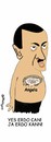Cartoon: Yes Erdo can (small) by EASTERBY tagged erdogann,merkel,böhmermann,uncensored,cartoon,caricature