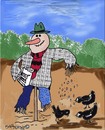 Cartoon: Your friendly scarecrow (small) by EASTERBY tagged agriculture,scarecrows