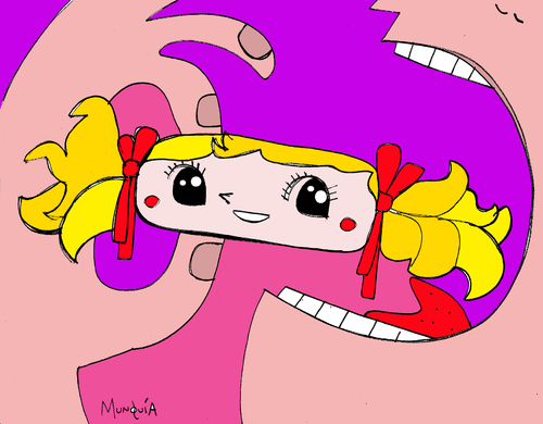 Cartoon: Candy Candy (medium) by Munguia tagged candy,manga,japon,anime,70s,80s,cursi,confite,munguia,calcamunguias