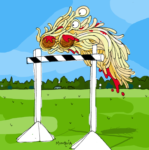 Cartoon: Flying Spaghetti Monster (medium) by Munguia tagged beck,odelay,dog