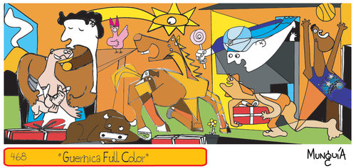 Guernica full color By Munguia | Love Cartoon | TOONPOOL
