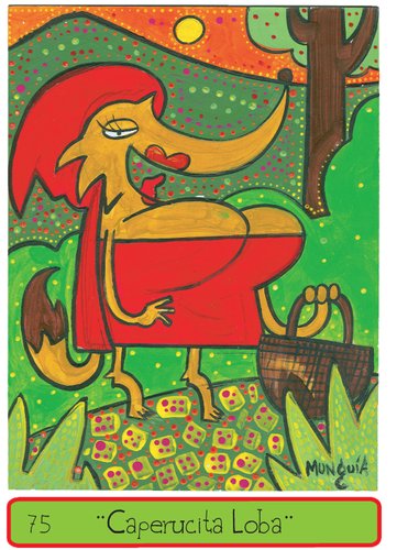 Cartoon: little red wolf cap (medium) by Munguia tagged wolf,read,cap