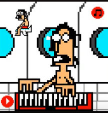 Cartoon: No voy en tren Voy en Avion (medium) by Munguia tagged charly,garcia,no,voy,en,tren,avion,pixel,art