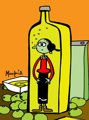 olive oil By Munguia | Famous People Cartoon | TOONPOOL