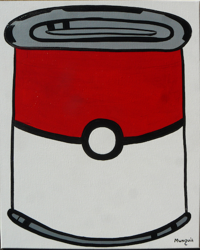 Cartoon: Pokecan (medium) by Munguia tagged pokeball,pokemon,andy,warhol,campbells,tomato,soup,can,famous,paintings,parodies,spoof,cartoon,version