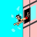 Cartoon: Rompiendo Ventanas Charly Garcia (medium) by Munguia tagged pixel,art,charly,garcia,epic,jump,balconing,extreme,aconcagua,hotel