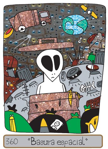 Space junk By Munguia | Nature Cartoon | TOONPOOL