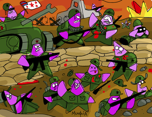 Cartoon: Star Wars (medium) by Munguia tagged star,wars,no,more,guerra,calcamunguias