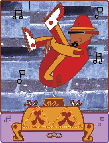 Cartoon: Urban Music Box (medium) by Munguia tagged breakdance,dance,music,box,rap,hip,hop,urban,street,grafitti,rnb