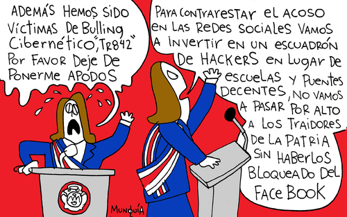 Cartoon: Manifestation Comic (medium) by Munguia tagged comic,download,game,video,america,central,rica,costa,chinchilla,laura,politics,protest,marcha,toon,cartoon,manifestation,strip,historieta
