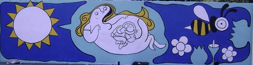 Cartoon: Mural en San Jose Costa RIca (medium) by Munguia tagged mural,paint,art,costa,rica,public,urban,munguia