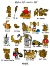 Cartoon: ALFamoso ALF (small) by Munguia tagged alf word game play palabras