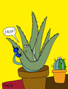 Cartoon: aloe (small) by Munguia tagged aloe,vera