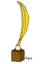 Cartoon: Banana in space (small) by Munguia tagged brancusi,bird,in,space,sculpture