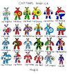 Cartoon: Captains America (small) by Munguia tagged america latina north central costa rica jamaica honduras bolivia argentina chile cuba canada el salvador guatemala nicaragua brasil brazil eua usa comic super heroes venezuela colombia peru puerto rico paraguay uruguay haiti