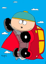 Cartoon: Car Man (small) by Munguia tagged carman,southpark,bad,kid,superman,car,automovil,munguia,calcamunguia,costa,rica,parody