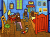 Cartoon: Cuarto de Pilas (small) by Munguia tagged van,gogh,room,the,batarias,cuarto,de,pilas,munguia,pintura,calcamunguias,parodias,pinturas,famosas