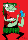 Cartoon: cucumber terror (small) by Munguia tagged ehec,virus,epydemic,terror,terrorist,attack