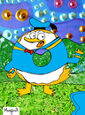 Cartoon: Donut Duck (small) by Munguia tagged donald,duck,donut,dona,pato,disney