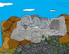 Cartoon: el monte de los careculos (small) by Munguia tagged rushmore,back,ass,culos