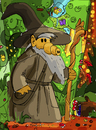 Cartoon: Gand Alf (small) by Munguia tagged gandalf,lord,of,the,rings,alf,alien,80s,tolkien,parody,wordplay