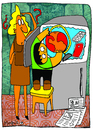 Cartoon: Global Warming (small) by Munguia tagged warming,world,global,kid,calentamiento,refrigeradora