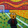 Cartoon: Goal (small) by Munguia tagged the,scream,el,grito,edvard,munch,famous,paintings,parodies,parodias,de,pinturas,famosas