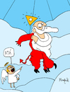 Cartoon: Gotcha! (small) by Munguia tagged god evil devil heaven angel calcamunguias good