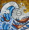 Cartoon: Hola (small) by Munguia tagged big,wave,kanagawa,ola,gran,hokusai,japon,print