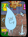 Cartoon: la gota que derramo el vaso (small) by Munguia tagged water,glass,vaso,derrame,paciensia