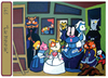 Cartoon: Las Mininas (small) by Munguia tagged famous,paintings,parodies,munguia,cats,parody,comic