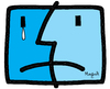 Cartoon: Mac Cry (small) by Munguia tagged mac,logo,apple,steve,jobs,rip,tribute,computer