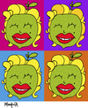 Cartoon: Mari Lemon Roe (small) by Munguia tagged marilyn,monroe,andy,warlhol,parody,art,lemon