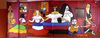 Cartoon: Meninas Parody Mural and More (small) by Munguia tagged meninas,mural,costa,rica,velazquez,diego,munguia,francisco,manners,latinamerican,america,painting,humour,typical,dress,mask,devil,death,dead,dog,spanish