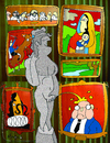 Cartoon: Mi arte (small) by Munguia tagged munguia calcamunguia arte miada orines joke escultura sculpture david