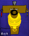 Cartoon: Mr T (small) by Munguia tagged mr,team,mario,baracus,munguia,cartoon,costa,rica,costarrican,gold,letter